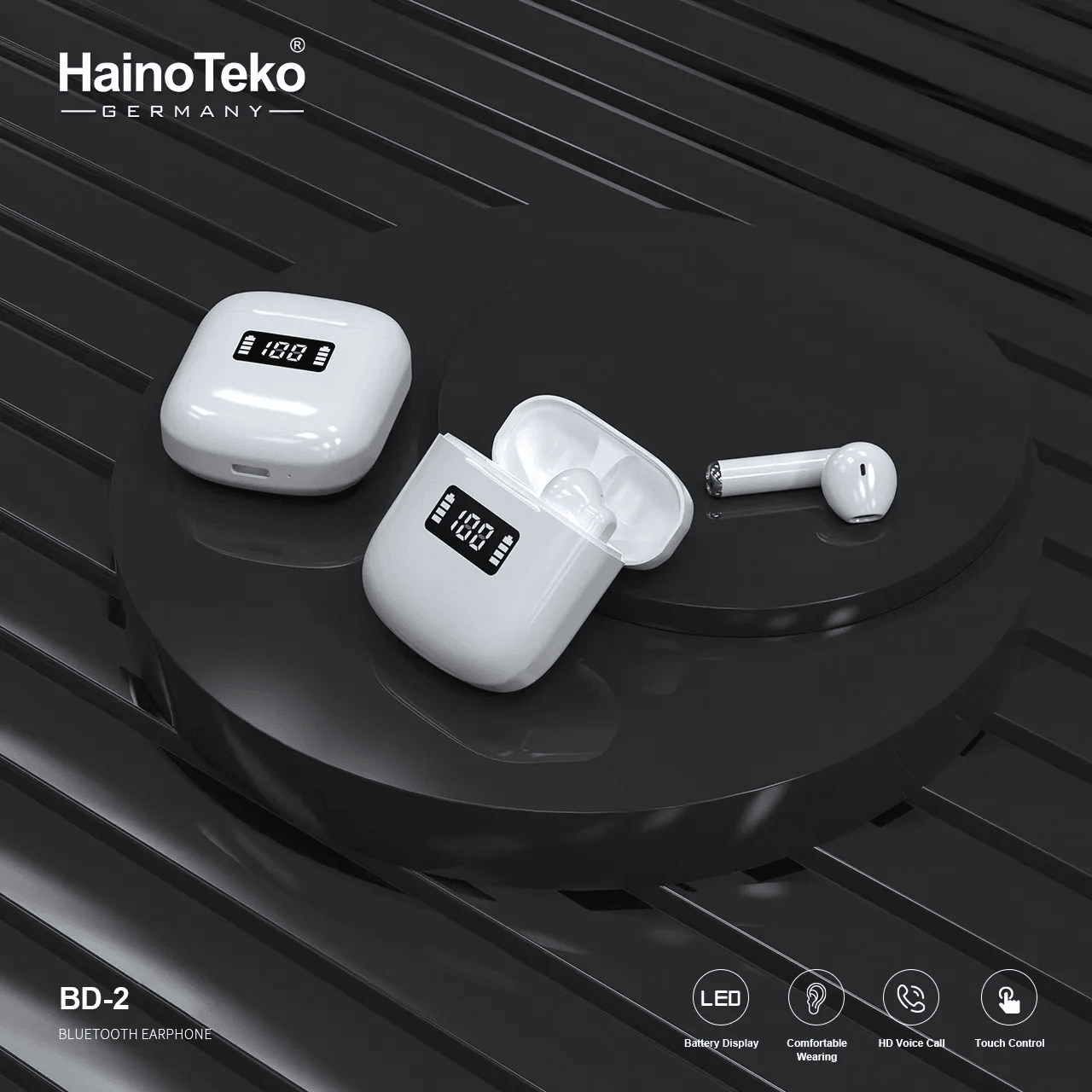 HAINOTEKO BD-2 TRUE WIRELESS EARPHONE