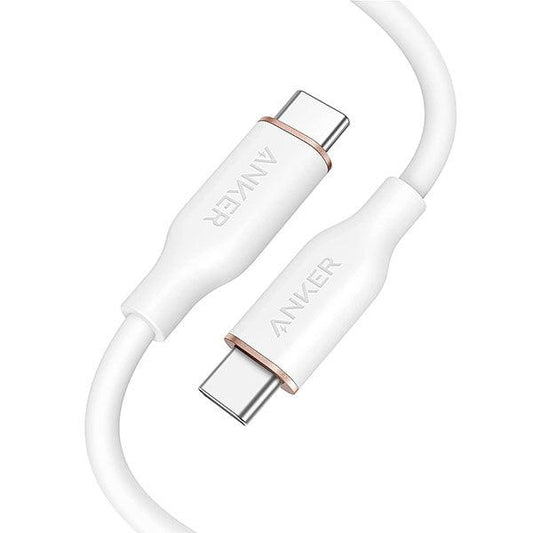 Anker Power Line III Flow USB-C to USB-C 100W (0.9m/3ft) -White