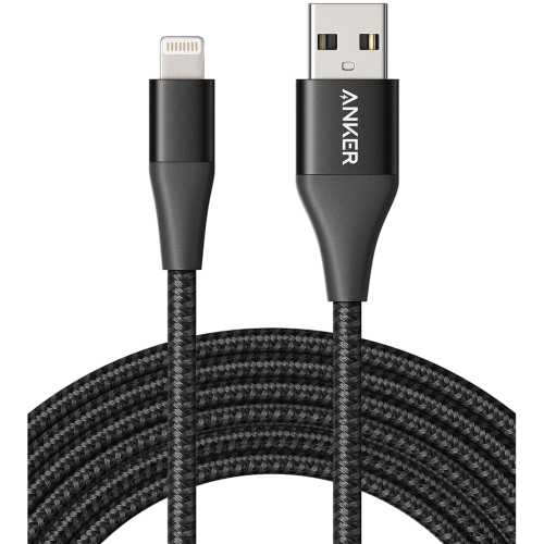 Anker Powerline II Lightning Cable (1.8m/6ft) – Black