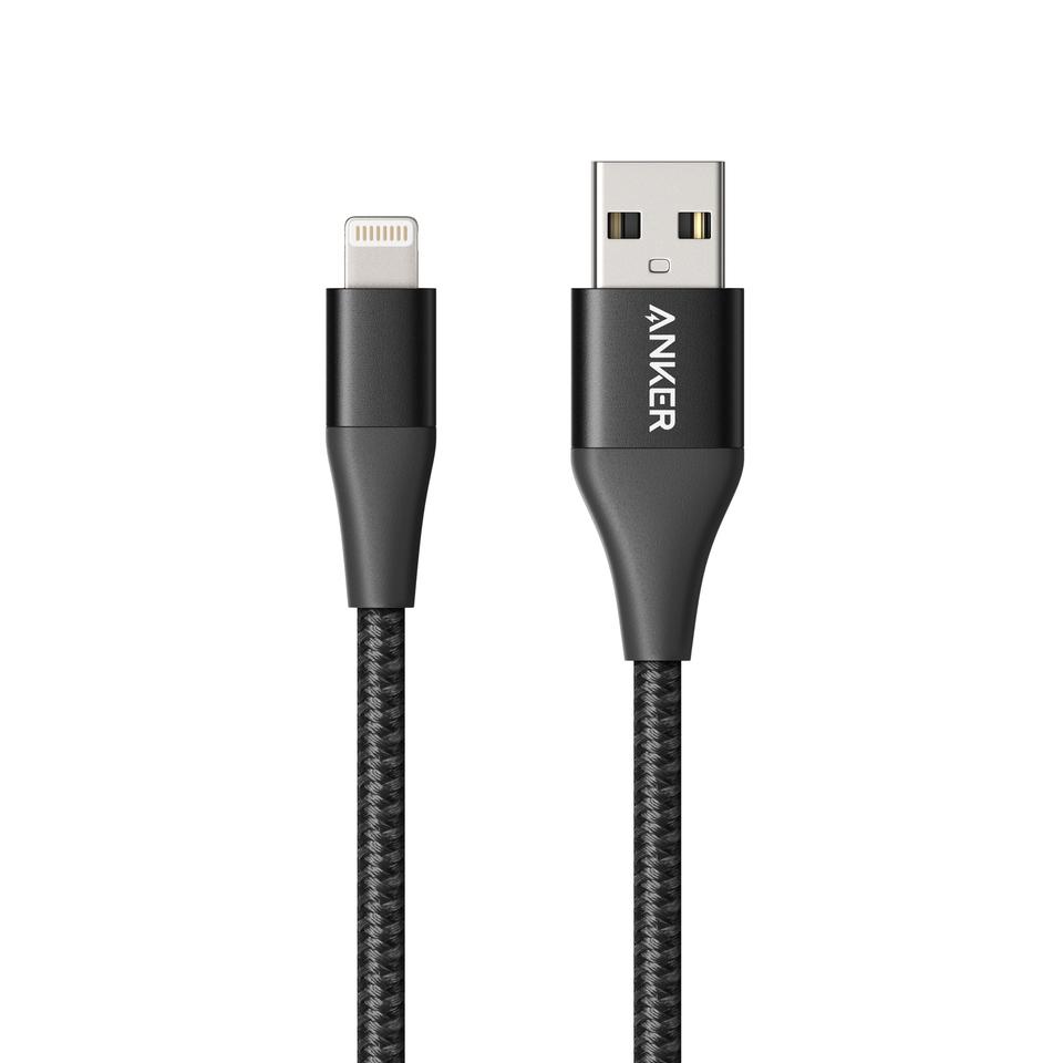 Anker Powerline II Lightning Cable (1.8m/6ft) – Black