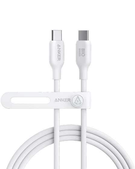 Anker 544 USB-C to USB-C Cable 140W (Bio-Based) (0.9m/3ft) -White