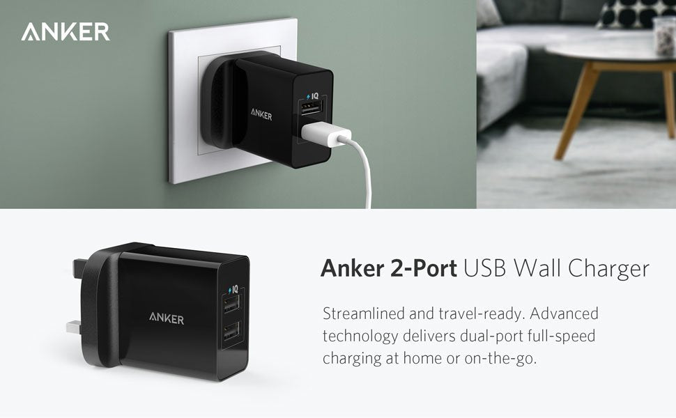 Anker 24W 2-Port USB Charger