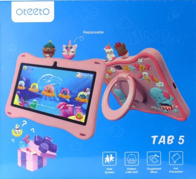 Oteeto Tab 5 7Inch IPS Display Kids 5G Tablet With 4 GB RAM 128 GB ROM