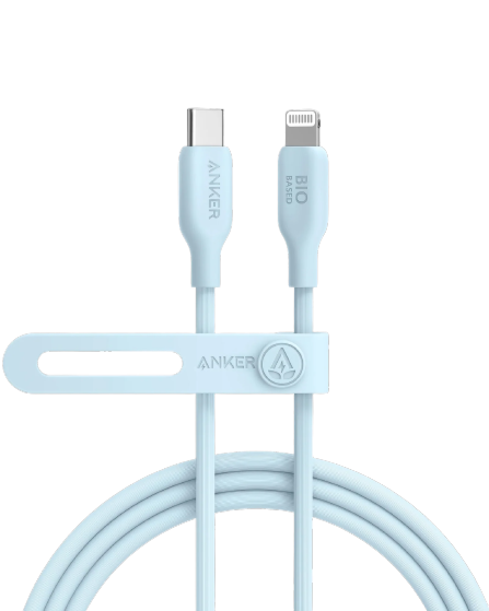 Anker PowerLine 542 USB-C to Lightning Cable (Bio-Based) (1.8m/6ft) -Blue