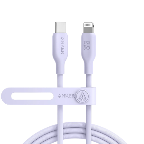 Buy Anker 542 USB-C to Lightning Bio-Based 6ft Cable - White in Qatar Buy Anker 542 USB-C to Lightning Bio-Based 6ft Cable - White in Qatar