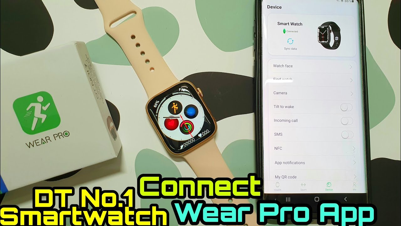 DT NO1 SMART WATCH WEAR PRO NFC