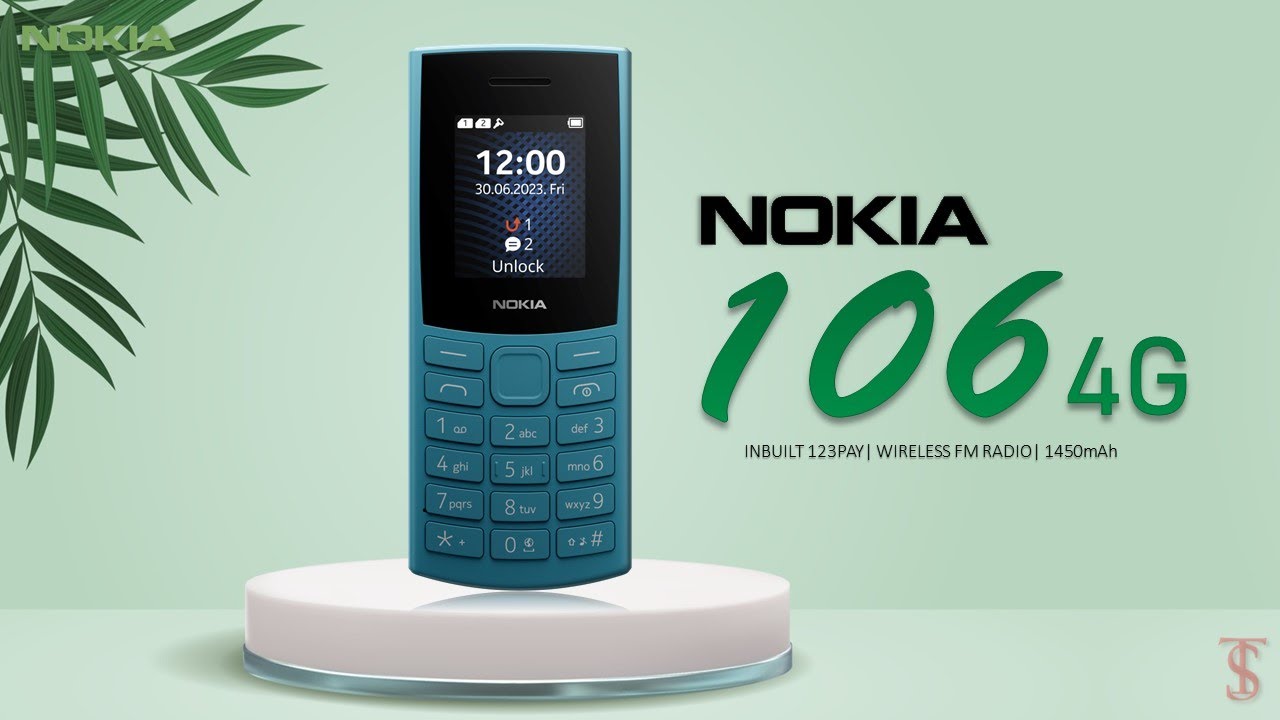 Nokia 106 4G Keypad Phone with 4G-BLACK