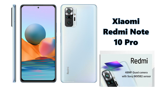 Redmi Note 10 Pro 5G (8GB RAM + 256GB Memory) - Onyx Gray