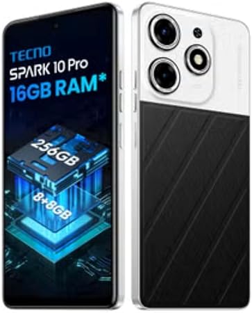 TECNO Spark 10 Pro (Moon Explorer Edition,Lunar Eclipse,8GB RAM,256GB Storage)